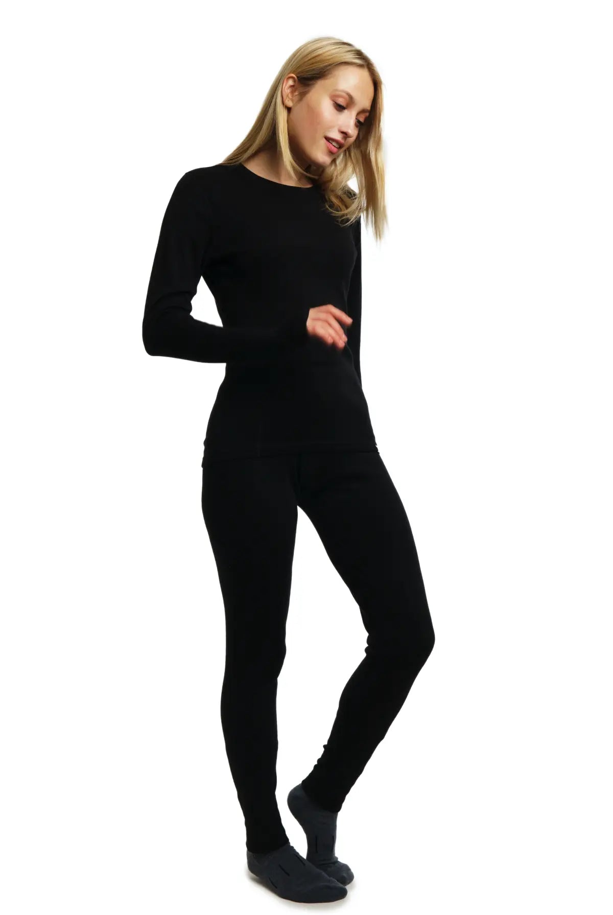 Women's Merino Thermal Set 250 Black — view 3