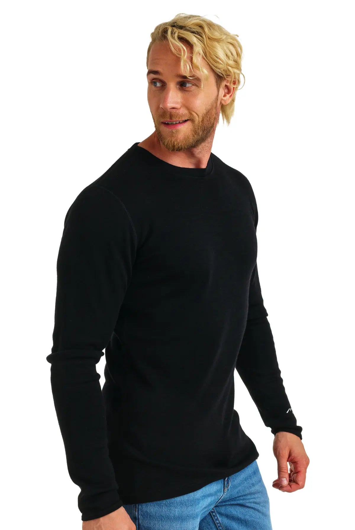 Men's Merino Long Sleeve 320 Black — view 2